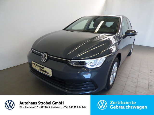 Golf VIII 1.0 eTSI DSG Life AHK ACC LED Lane-Ass Navi "...